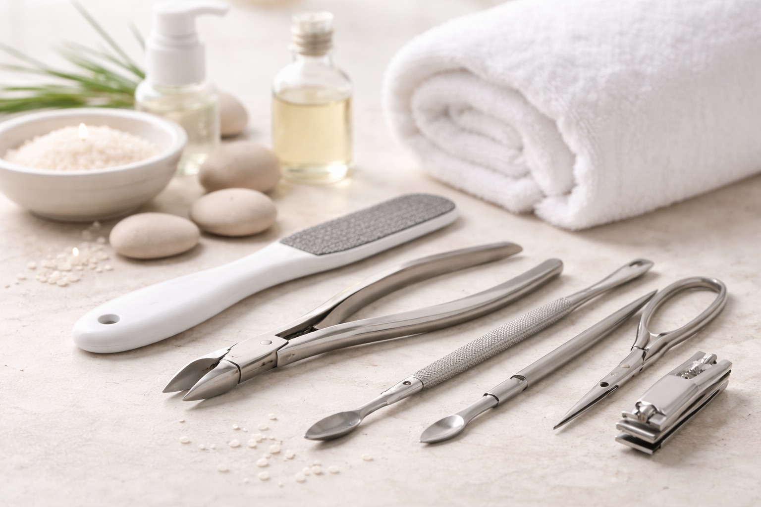 Fußpflegebehandlung im Schuhhaus Schermer